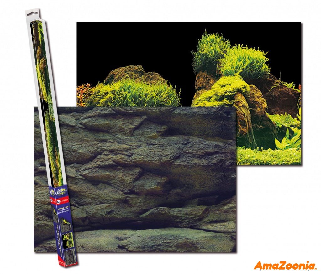 Akvarie baggrund Rock/plant 150cm