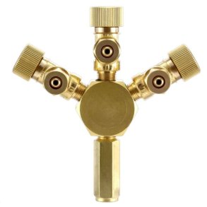 ISTA 3-way Metal Flow Regulator CO2 & Air