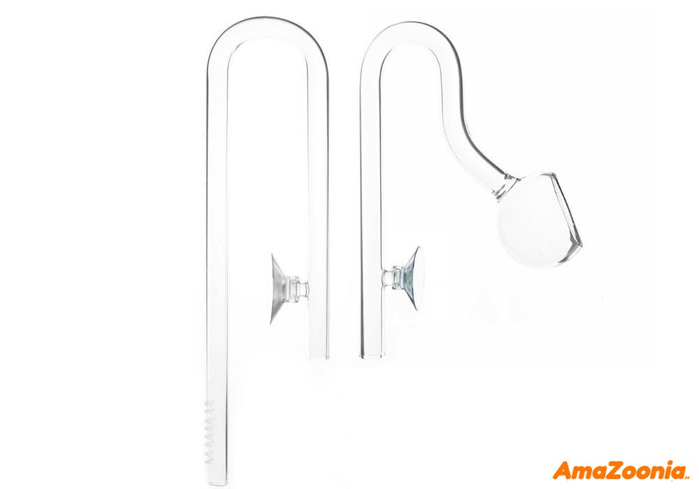 Poppy Glass In/Out flow Pipe  - 16/22